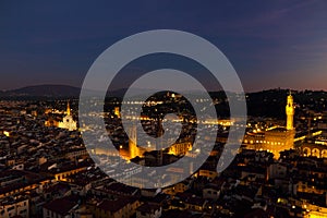 Piazza Della Signoria at night