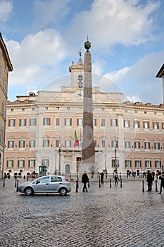 Piazza di Montecitorio, Rome, Italy