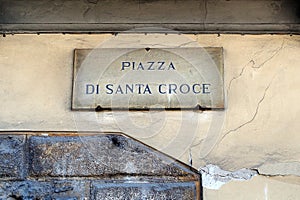 Piazza Di Santa Croce, Florence, Italy