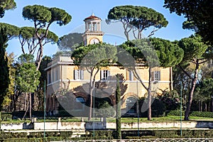 Piazza di Siena, Villa Borghese gardens, Rome