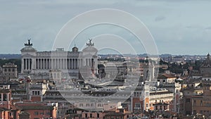 Piazza di Spagna in, Italy. Spanish steps in Rome, Italy in the evening.