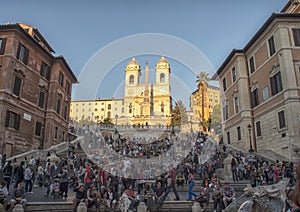 Piazza di Spagna in Rome