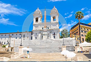 Piazza di Spagna in Rome, Italy