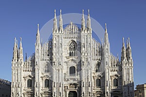 Piazza duomo in Milan, Italy
