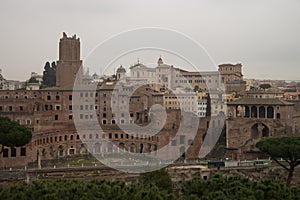 Piazza Foro Traiano, Roman Forum, Rome, Italy