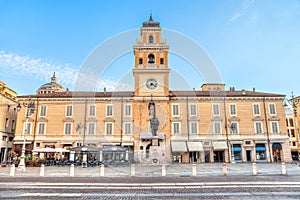 Piazza Garibaldi in Parma, Italy