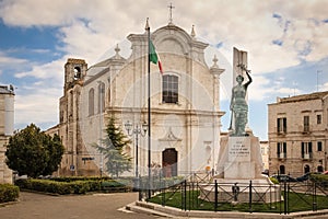 Piazza Giovanni Bovio. Ruvo di Puglia. Apulia. Italy