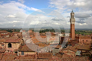 Piazza Il Campo Siena Italy, till