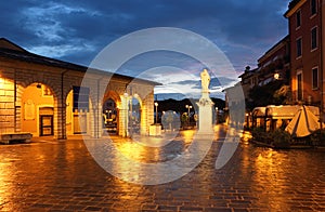 Piazza Malvezzi in Desenzano del Garda