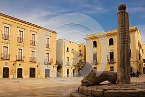 Piazza Mercantile. Bari. Apulia or Puglia. Italy