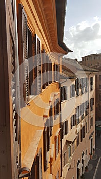 Piazza Navona facade, Rome, Italy