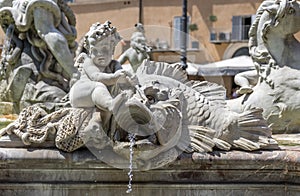 Piazza Navona Fountain of Neptune.