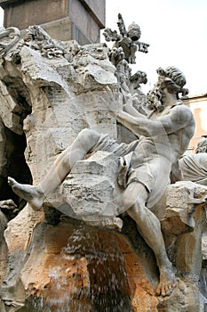 Piazza Navona Fountain, Rome