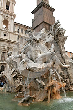 Piazza Navona Fountain, Rome