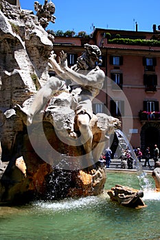 Piazza Navona fountains. Countless fountains are along this square.