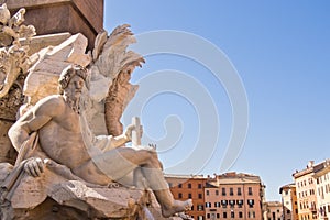 Piazza Navona Rome Italy photo