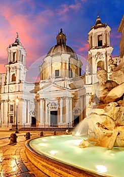 Piazza Navona, Rome. Italy