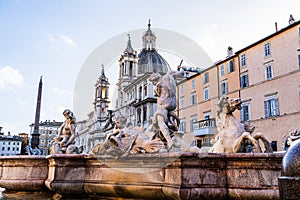 Piazza Navona. Rome, Italy. Europe