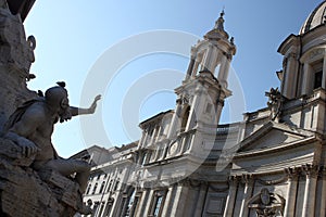 Piazza Navona's church