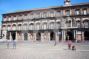 Piazza Plebiscito, Naples, Italy