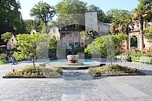 The Piazza At Portmeirion, North Wales.