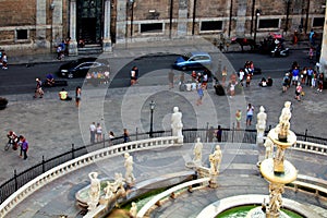 Piazza Pretoria or Piazza della Vergogna, Palermo, Sicily