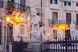 Piazza Pretoria in Palermo