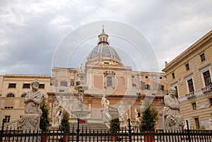 Piazza Pretoria (Pretoria square) in Palermo.