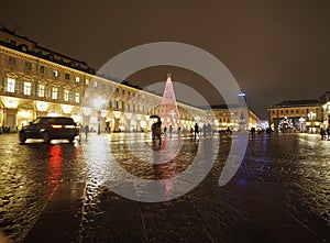 Piazza San Carlo square in Turin