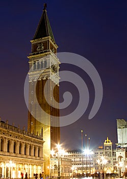 Piazza San Marco Campanile Venice photo