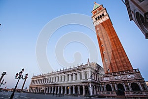 Piazza San Marco early in the morning