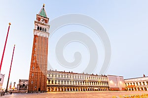 Piazza San Marco early in the morning