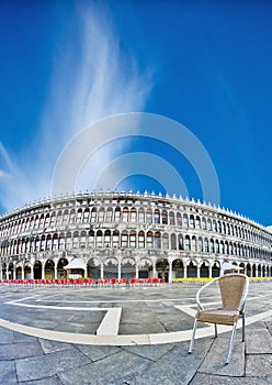 Piazza San Marco at the morning. Venice Italy