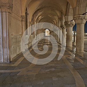 Piazza San Marco at night, Venice.