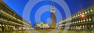 Piazza san marco night view