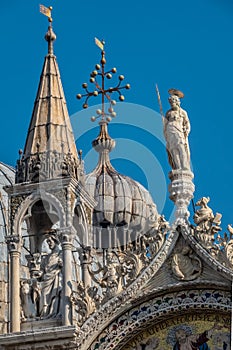 Piazza San Marco St Mark`s Square, Venice, capital of the Veneto region, a UNESCO World Heritage Site, northeastern Italy