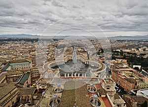 Piazza San Pietro, Vatican City, Rome, Italy photo