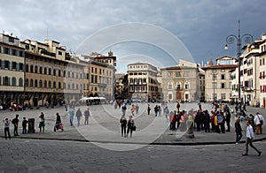 Piazza Santa Croce, Florence, Italy