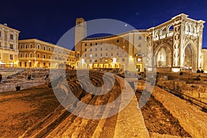 Piazza Santo Oronzo and Anfiteatro Romano in Lecce photo