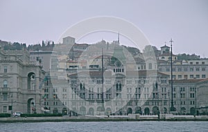 Piazza Unita d'Italia in the city center of Trieste