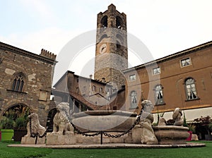 Piazza Vecchia, bergamo.