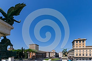 Piazza Venezia, view from Vittoriano Altare della Patria