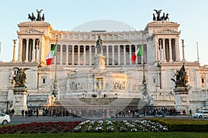 Piazza Venezia and Vittoriano Emanuele Monument