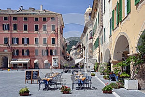 Piazza Vittorio Emanuele II in Finale Ligure Italy