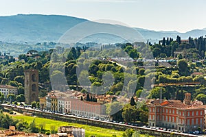 Piazzale Michelangelo in Florence, Italy photo