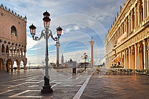 Piazzetta San Marco in Venice, Italy