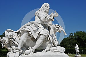 Picardie, the picturesque castle of Chantilly in Oise