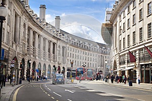 Piccadilly Circus in London.