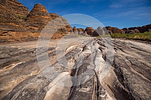 Piccaninny Creek in the dry season, in the Bungle Bungle Ranges, Purnululu World Heritage Listed National Park