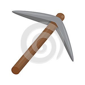 pick axe isolated illustration